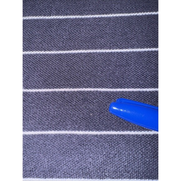 Chaps by Ralph Lauren Mens 2X Polo Shirt Blue Striped Short Sleeve Collared - Picture 5 of 7